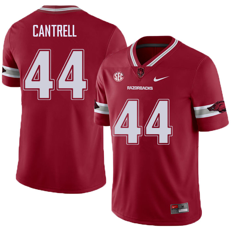 Men #44 Austin Cantrell Arkansas Razorback College Football Alternate Jerseys Sale-Cardinal